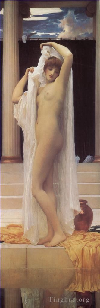 Frederic Leighton Oil Painting - The Bath of Psyche