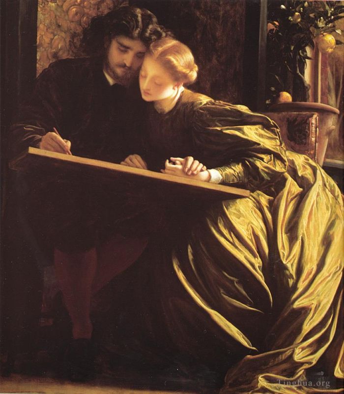 Frederic Leighton Oil Painting - Painter’s Honeymoon