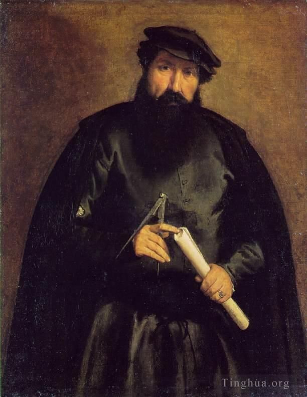 Lorenzo Lotto Oil Painting - Architect 1535