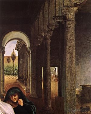 Artist Lorenzo Lotto's Work - Christ Taking Leave of his Mother 1521detail1