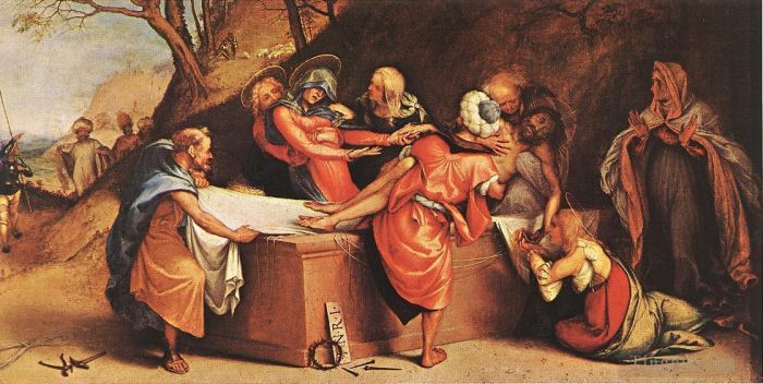 Lorenzo Lotto Oil Painting - Deposition 1516