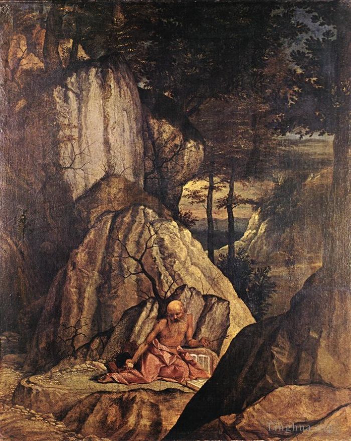 Lorenzo Lotto Oil Painting - Penitent St Jerome