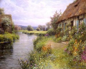 Artist Louis Aston Knight's Work - A bend in the river
