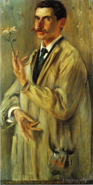 Artist Lovis Corinth's Work - Portrait of the Painter Otto Eckmann