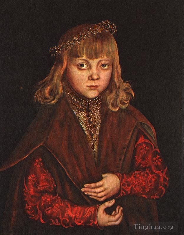 Lucas Cranach the Elder Oil Painting - A Prince Of Saxony
