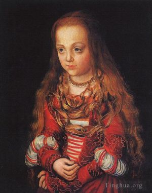 Artist Lucas Cranach the Elder's Work - A Princess Of Saxony