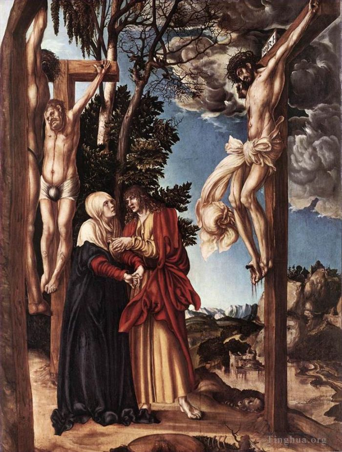 Lucas Cranach the Elder Oil Painting - Crucifixion