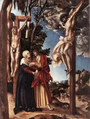 Artist Lucas Cranach the Elder's Work - Crucifixion