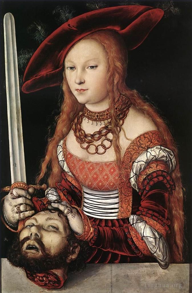Lucas Cranach the Elder Oil Painting - Judith With Head Of Holofernes
