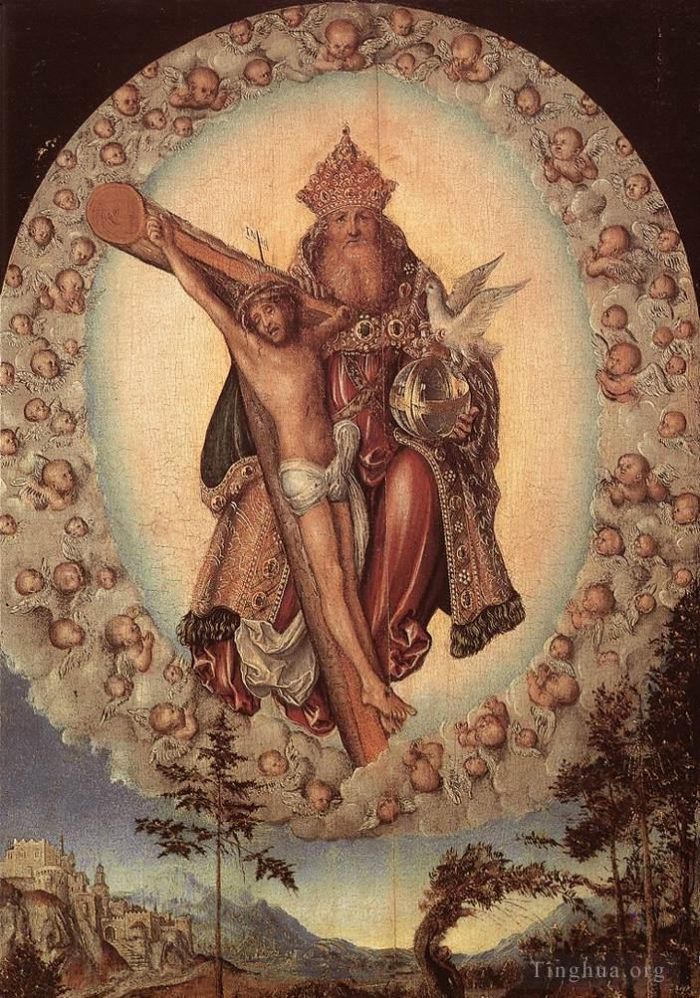 Lucas Cranach the Elder Oil Painting - Trinity