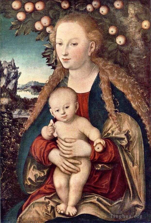 Lucas Cranach the Elder Oil Painting - Virgin And Child
