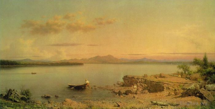 Martin Johnson Heade Oil Painting - Lake George