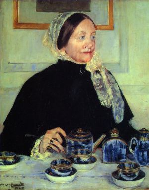 Artist Mary Stevenson Cassatt's Work - Lady at the Tea Table
