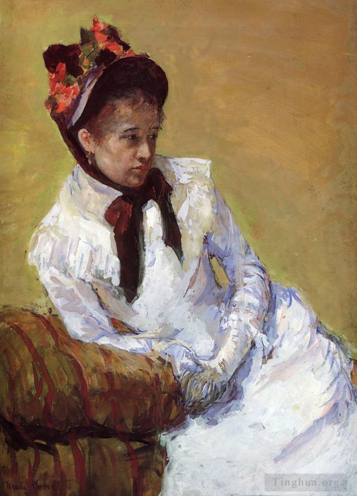 Mary Stevenson Cassatt Oil Painting - Portrait Of The Artist