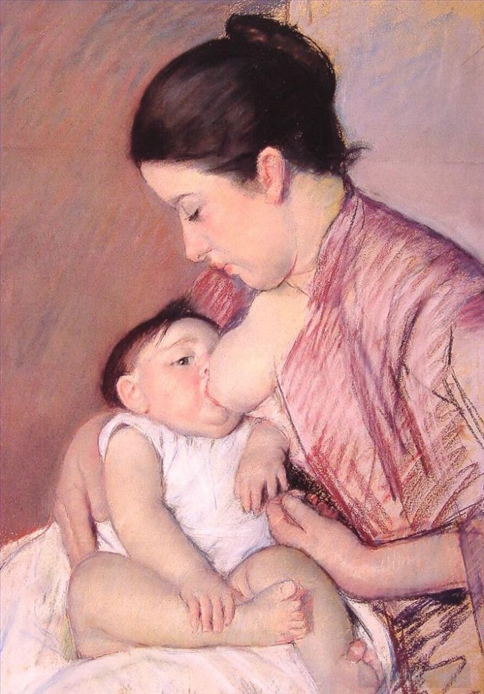 Mary Stevenson Cassatt Various Paintings - Maternite