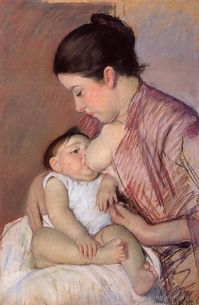 Mary Stevenson Cassatt Various Paintings - Motherhood