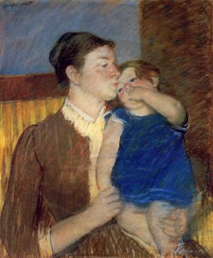 Artist Mary Stevenson Cassatt's Work - Mothers Goodnight Kiss