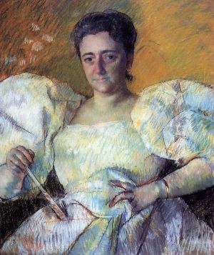 Artist Mary Stevenson Cassatt's Work - Portrait of Mrs H O Hevemeyer