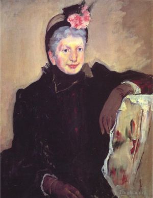 Artist Mary Stevenson Cassatt's Work - Portrait of a Elderly Lady
