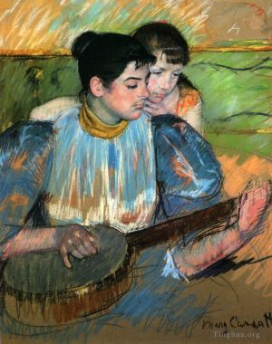 Artist Mary Stevenson Cassatt's Work - The Banjo Lesson