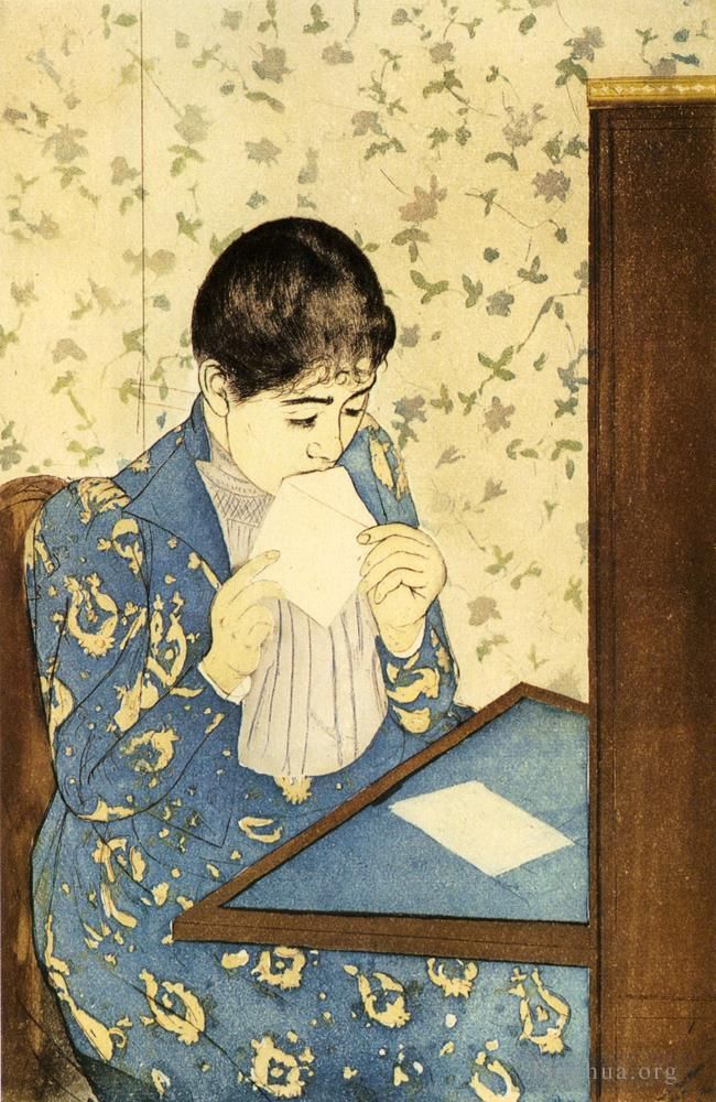 Mary Stevenson Cassatt Various Paintings - The Letter