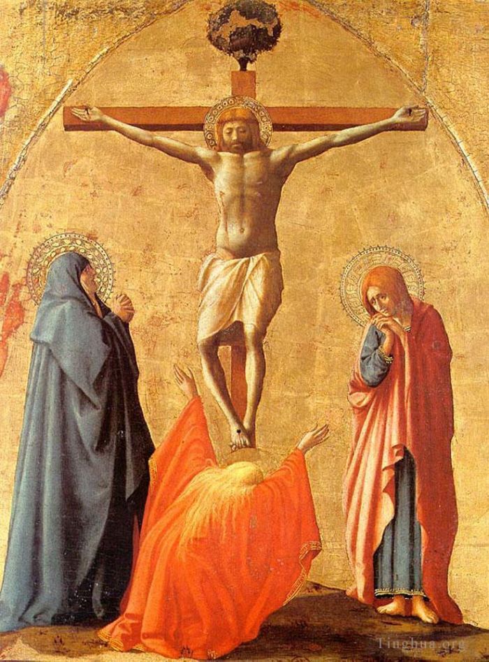 Masaccio Various Paintings - Crucifixion