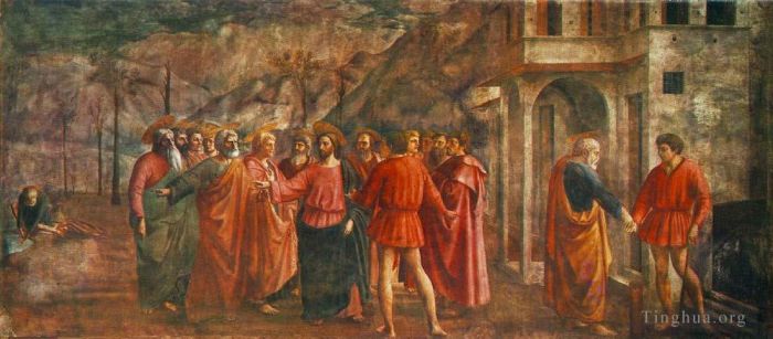 Masaccio Various Paintings - Tribute Money