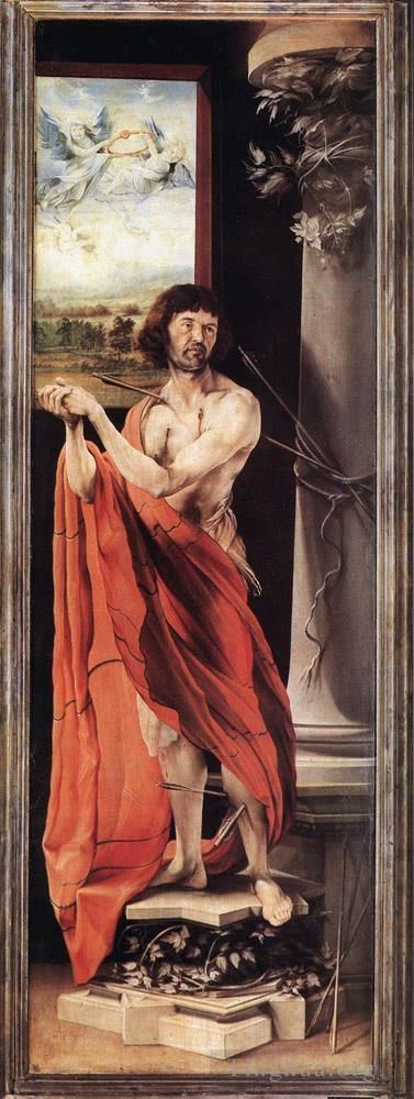 Matthias Grunewald Oil Painting - St Sebastian