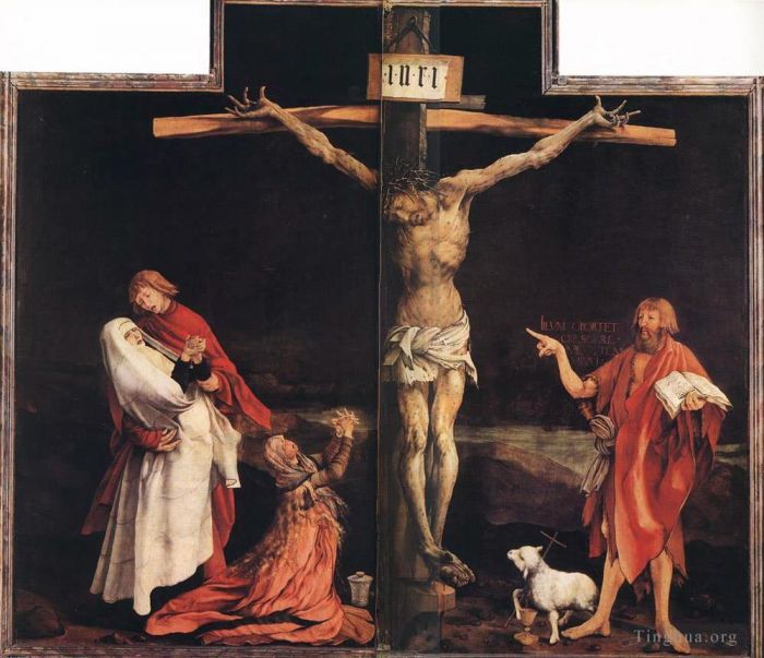 Matthias Grunewald Oil Painting - The Crucifixion