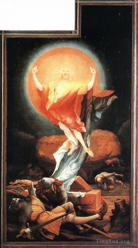Matthias Grunewald Oil Painting - The Resurrection