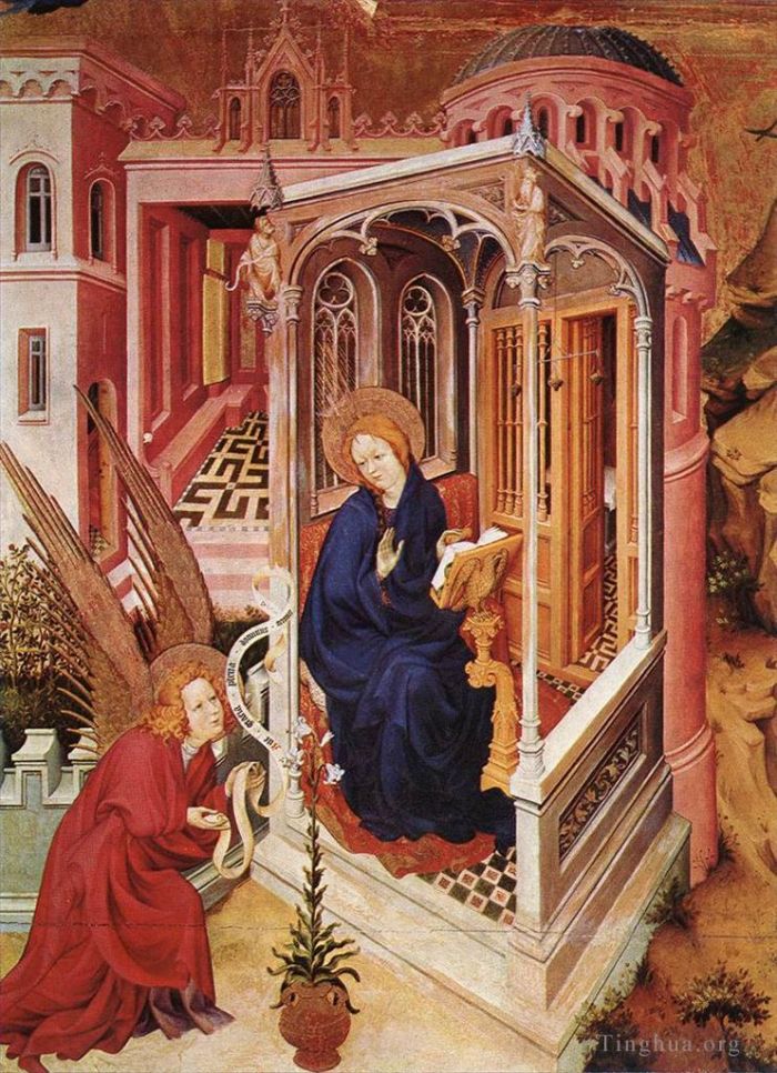 Melchior Broederlam Various Paintings - The Annunciation