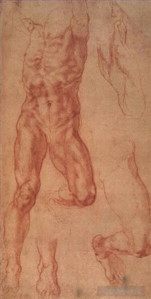 Artist Michelangelo's Work - Study for Haman