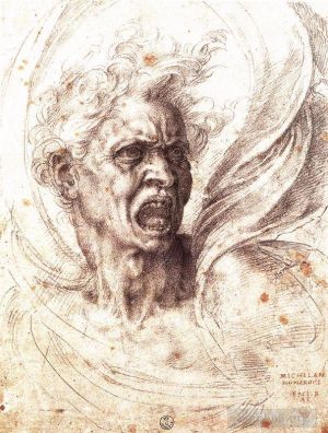 Artist Michelangelo's Work - The Damned Soul