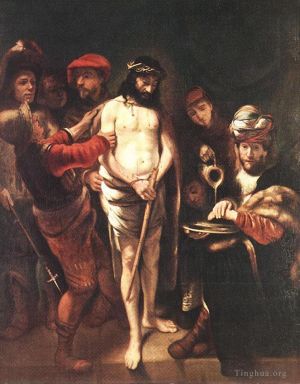 Artist Nicolaes Maas's Work - Christ before Pilate