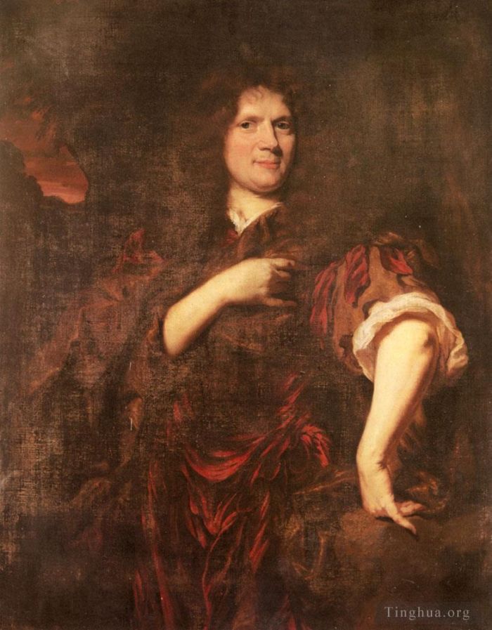 Nicolaes Maas Oil Painting - Portrait Of Laurence Hyde Earl Of Rochester