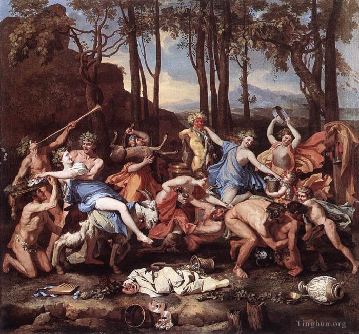Nicolas Poussin Oil Painting - Triumph of Neptune