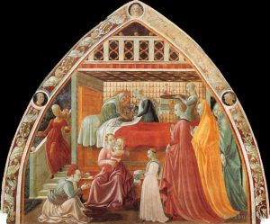 Artist Paolo Uccello's Work - Birth Of The Virgin