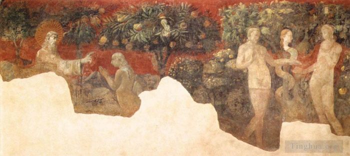 Paolo Uccello Various Paintings - Creation Of Eve And Original Sin