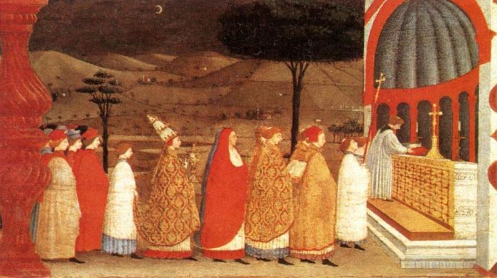 Paolo Uccello Various Paintings - Miracle Of The Desecrated Host Scene 3
