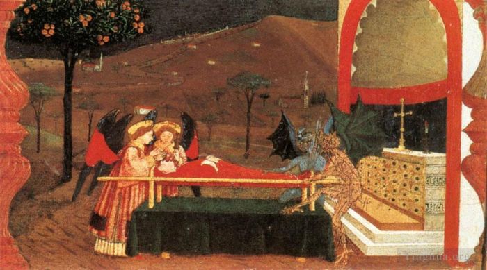 Paolo Uccello Various Paintings - Miracle Of The Desecrated Host Scene 6