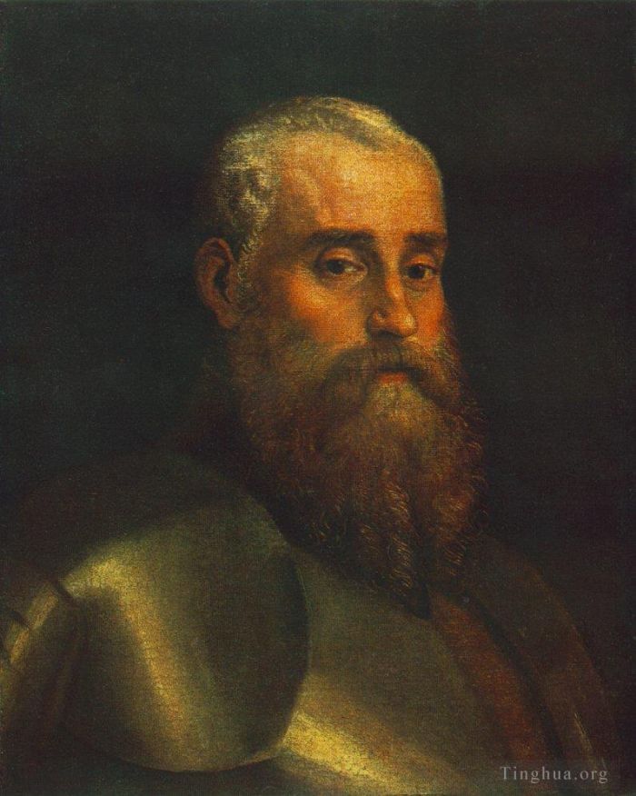 Paolo Veronese Oil Painting - Portrait of Agostino Barbarigo