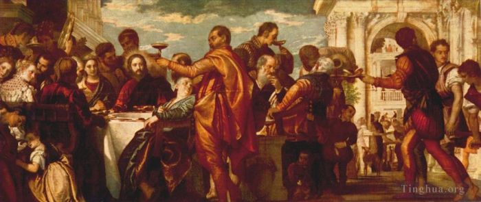 Paolo Veronese Oil Painting - The Marriage at Cana 1560