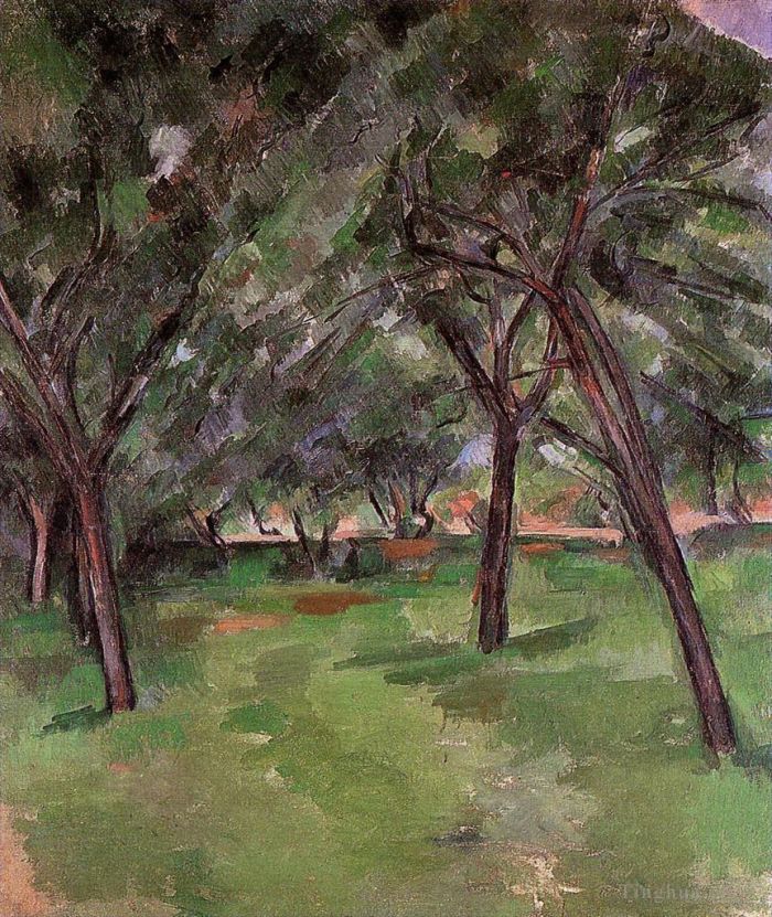 Paul Cezanne Oil Painting - A Close