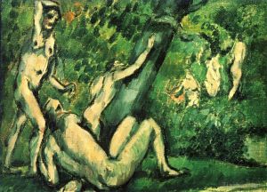 Artist Paul Cezanne's Work - Bathers 1887