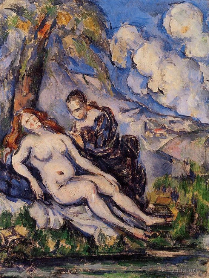 Paul Cezanne Oil Painting - Bathsheba