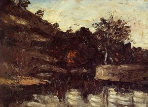 Artist Paul Cezanne's Work - Bend in the River