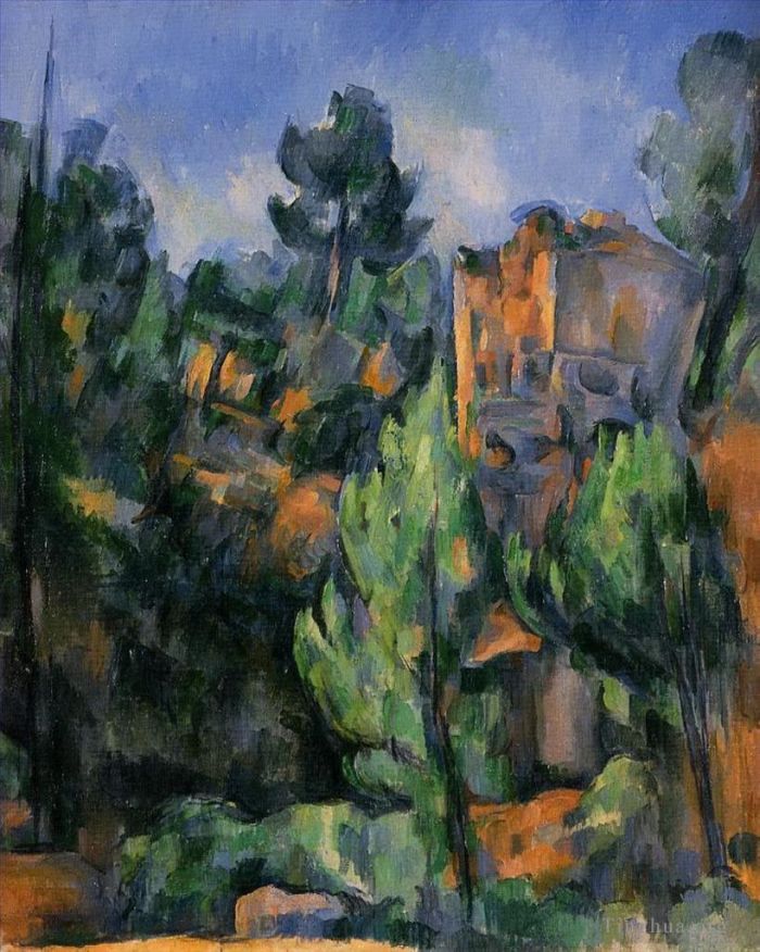 Paul Cezanne Oil Painting - Bibemus Quarry