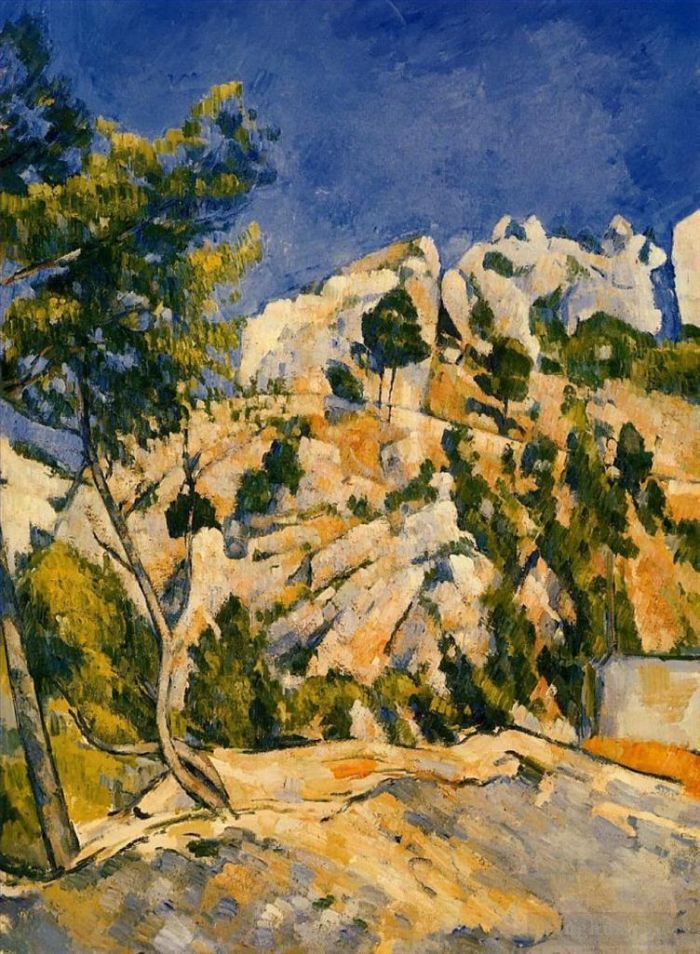 Paul Cezanne Oil Painting - Bottom of the Ravine