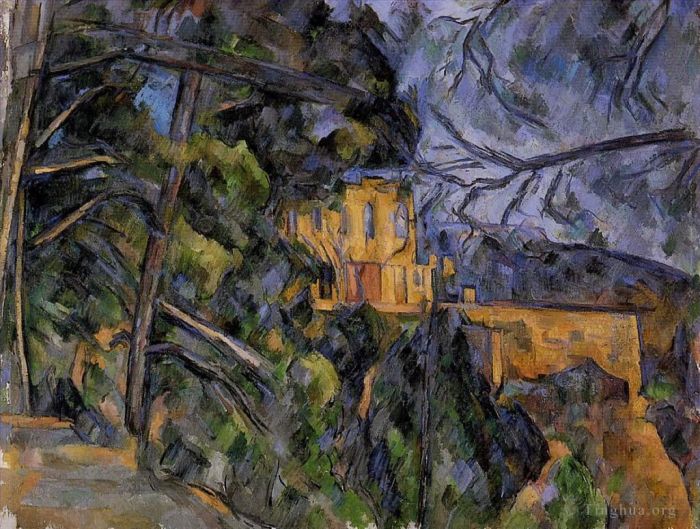 Paul Cezanne Oil Painting - Chateau Noir