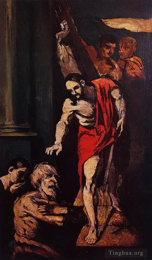 Paul Cezanne Oil Painting - Christ in Limbo